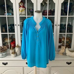 Blue blouse  Size Small  Pappagallo